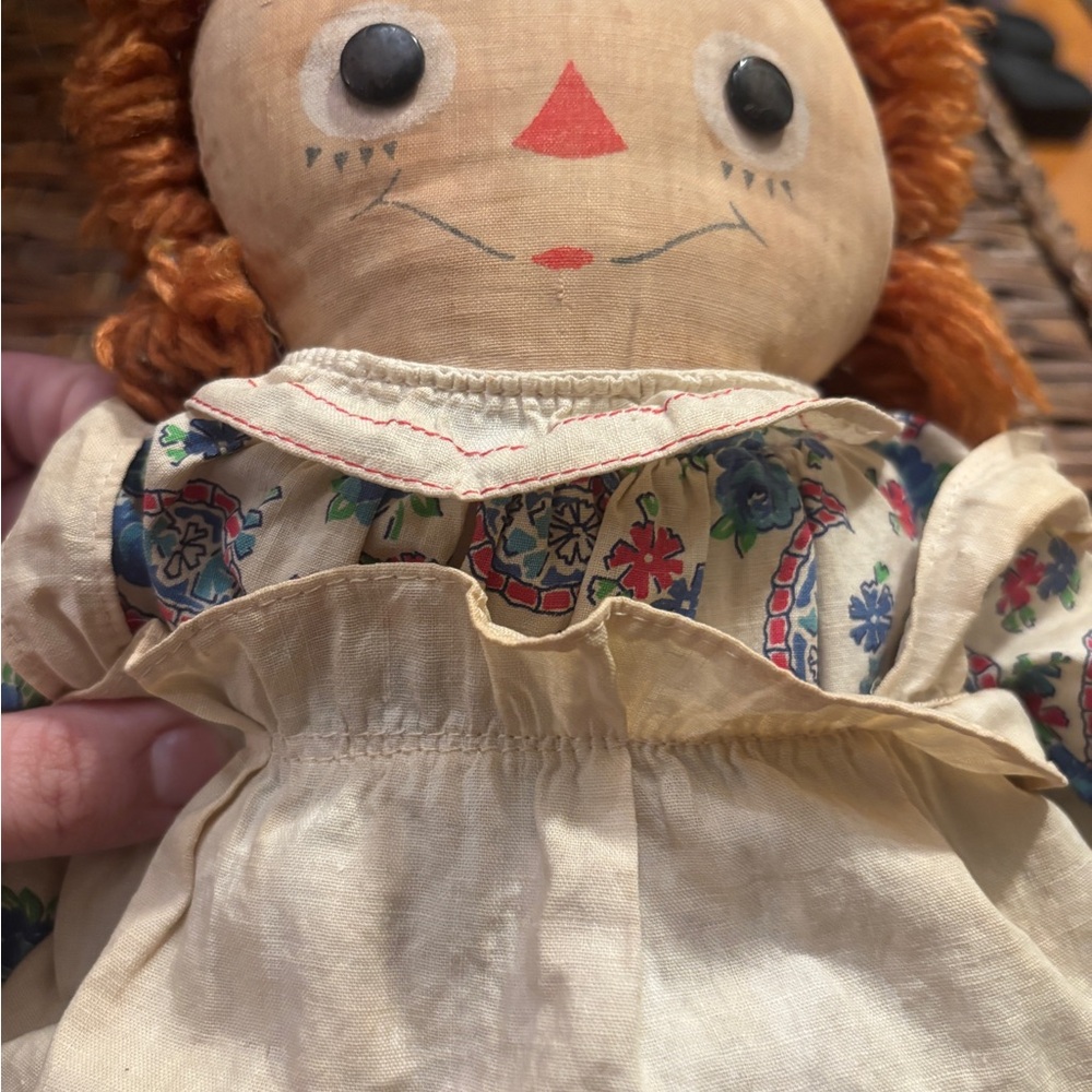 Classic Vintage Raggedy Ann Doll 1940s Georgine Style - Picture 4 of 5